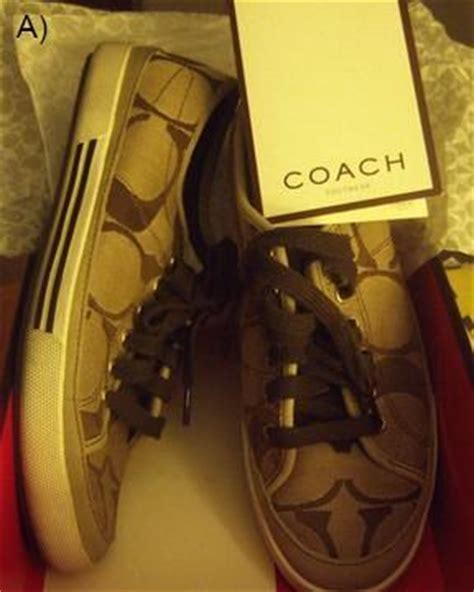 how to tell if coach shoes are real or fake|are coach shoes stitching.